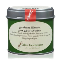 Eingesalzene Kapern Gefriergetrocknet