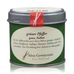 Grüner Pfeffer Getrocknet