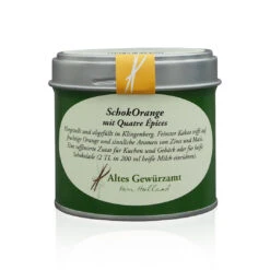SchokOrange Mit Quatre Epices
