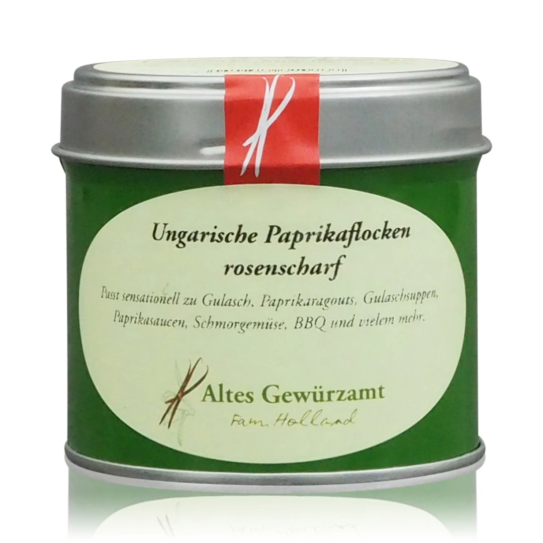 Ungarische Paprikaflocken Rosenscharf 1 Ungarische Paprikaflocken Rosenscharf