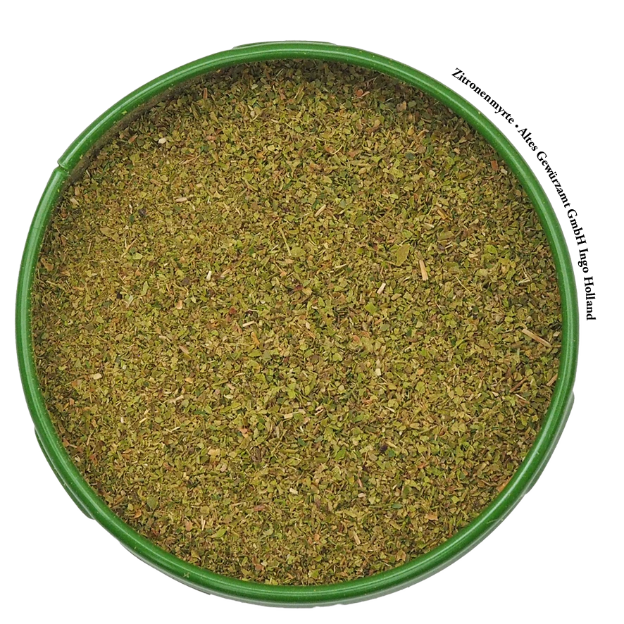 Zitronenmyrte Gemahlen 2 Zitronenmyrte Gemahlen – Bild 2