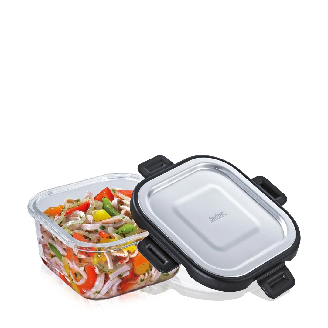 Spring Fusion2+ Vorratsdose Quadratisch 520 Ml 2 Spring Fusion2+ Vorratsdose Quadratisch 520 Ml – Bild 2