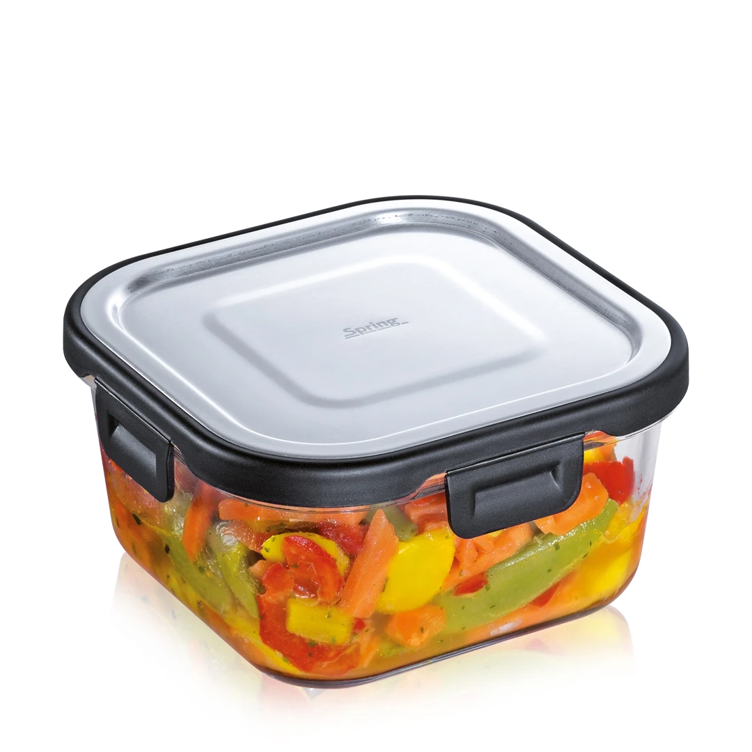 Spring Fusion2+ Vorratsdose Quadratisch 800 Ml 3 Spring Fusion2+ Vorratsdose Quadratisch 800 Ml – Bild 3