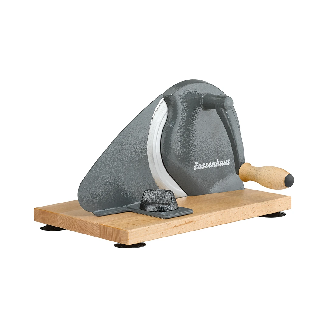 Zassenhaus Brotschneidemaschine Classic Grau 1 Zassenhaus Brotschneidemaschine Classic Grau