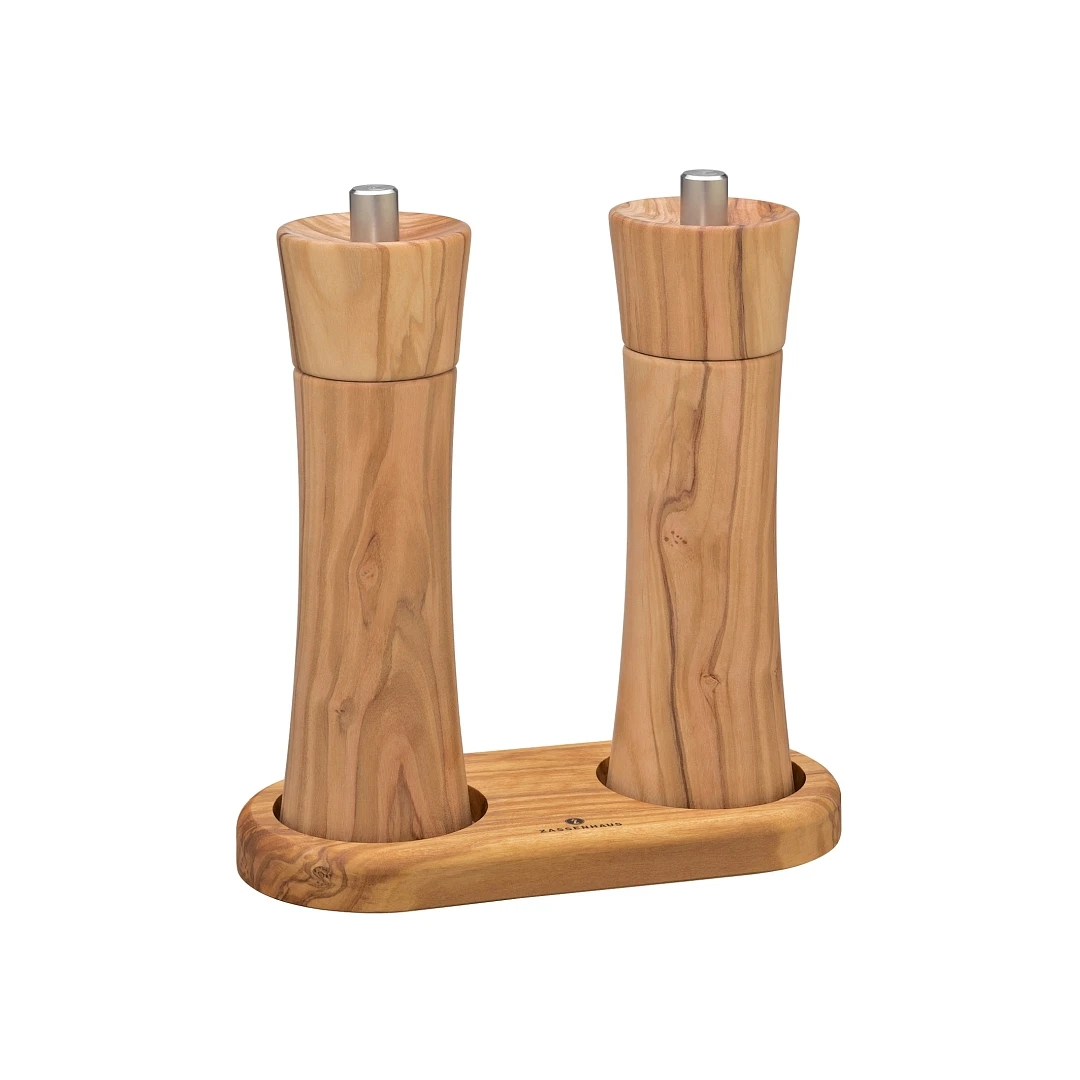 Zassenhaus Mühlenuntersetzer Olivenholz 2 Zassenhaus Mühlenuntersetzer Olivenholz – Bild 2